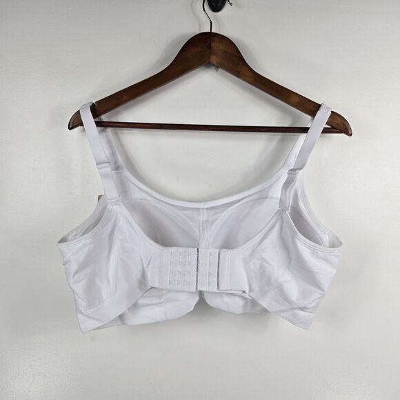 Truekind Women's Size 2XL Everyday Comfort Straps Wireless Shaping Bra White NWT - Picture 4 of 6
